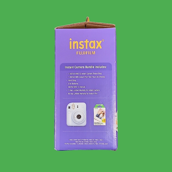 Fujifilm - INSTAX MINI 12 Blue Holiday Bundle Brand New & Sealed - Picture 3 of 8
